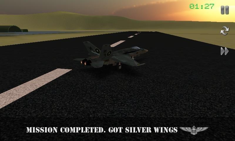 F18舰载机模拟起降
