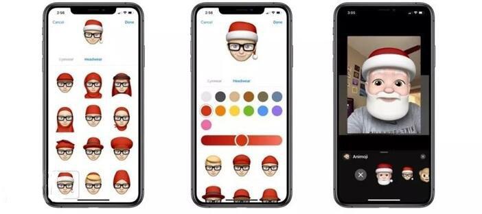 苹果手机Memoji表情装扮圣诞老人头像方法教程