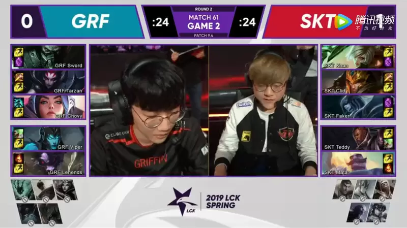 2019LCK春季赛常规赛3月8日SKT vs GRF比赛视频回顾