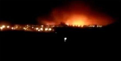 内蒙古化工厂爆燃