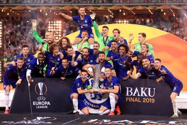 切尔西夺冠：切尔西4-1阿森纳夺得欧联杯冠军