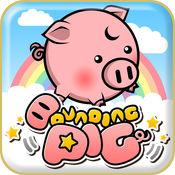 Bounding pig