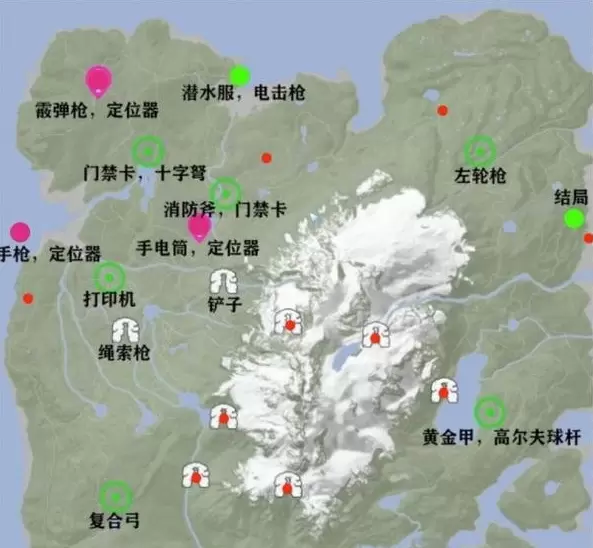 森林之子地图怎么查看 森林之子地图资源分布图分享图3