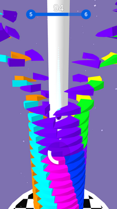 下降堆栈球游戏截图