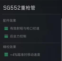 三角洲行动SG552配件怎么选择 三角洲行动SG552配件选择攻略图7